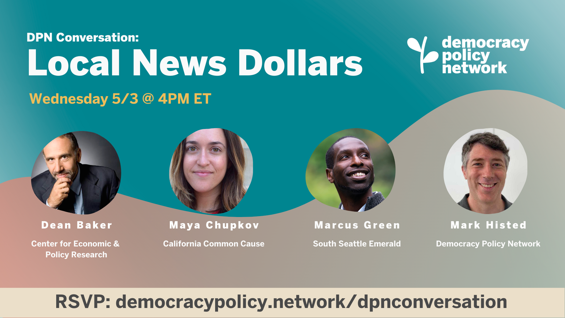 Reminder: Local News Dollars briefing this Wednesday