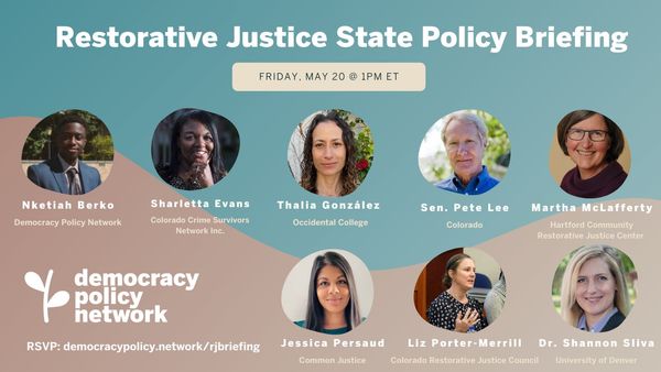 🕊 Restorative Justice State Policy Briefing: Video and Notes