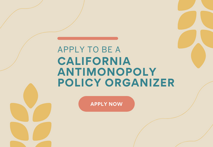 Seeking: California Antimonopoly Policy Organizers