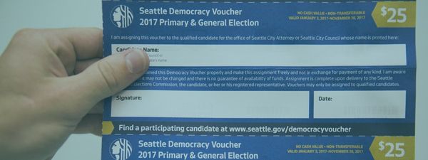 Opening up campaign finance with democracy vouchers
